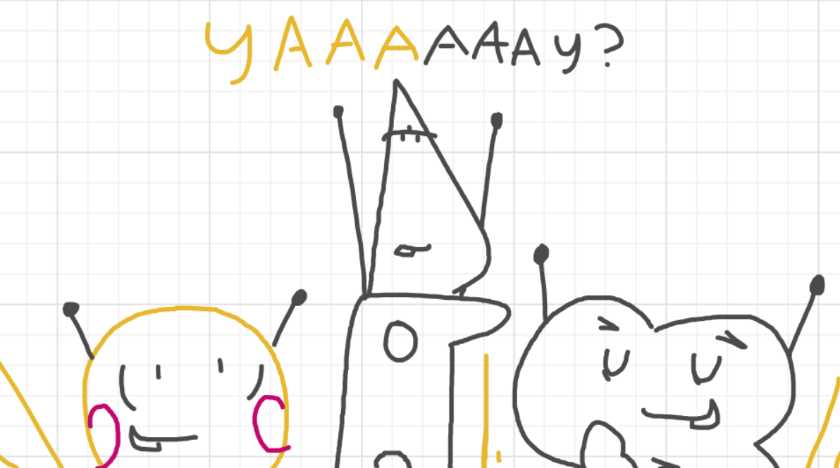 A panel from I've Been Everywhere, Man, episode nine of the Board Boards object show by Furretwalk/WalkingFurret.